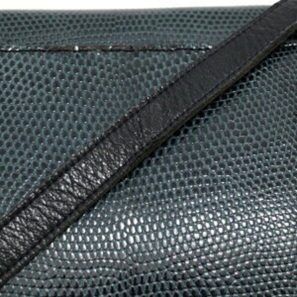 Saint Laurent Lizard Yves Hobo Bag Blue Shoulder - Picture 6 of 6